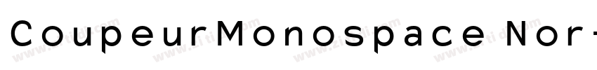 CoupeurMonospace Nor字体转换